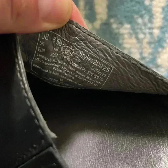 Ariat leather tassel wedge mules 8.5 - Picture 10 of 10